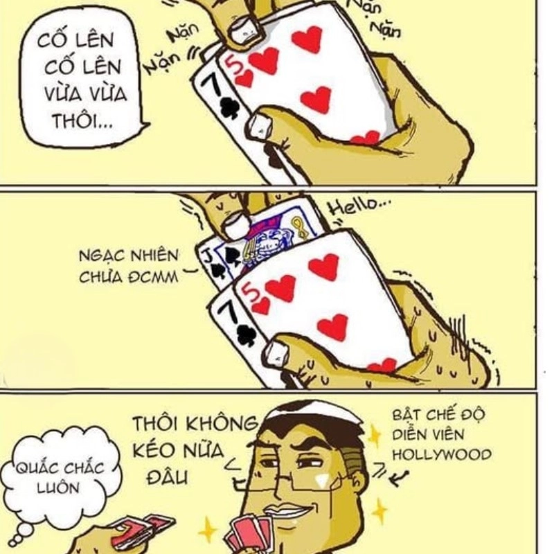 Khi ảnh meme tết đánh bài nói lên tất cả