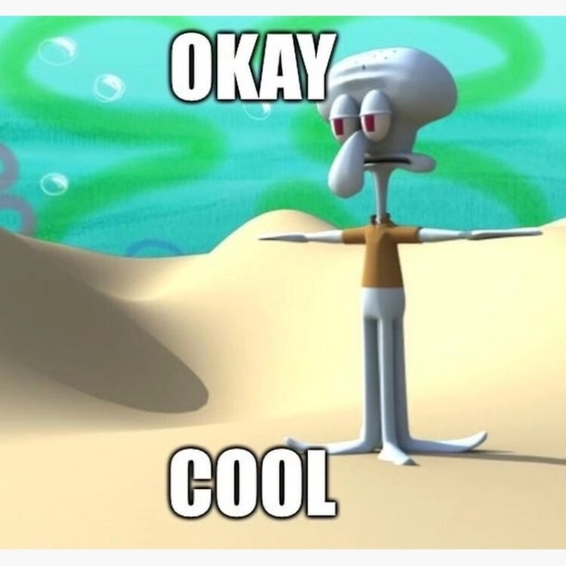 Dùng meme ok cool để thể hiện sự đồng tình chất nhất