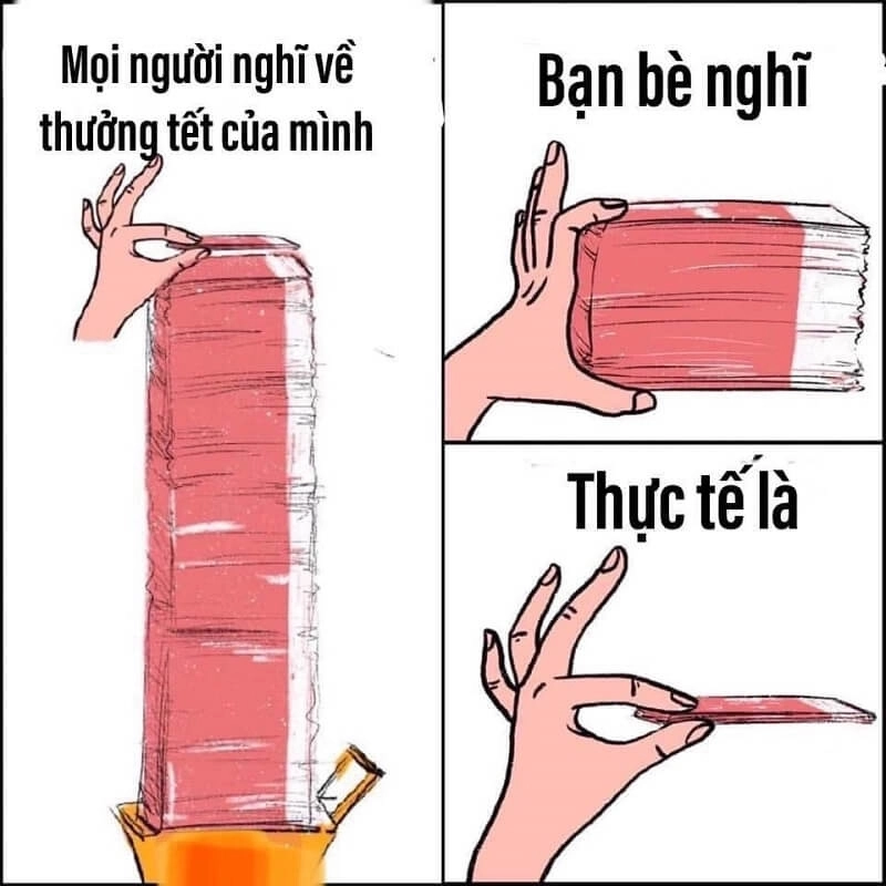Khi meme thưởng tết nói lên nỗi lòng dân công sở