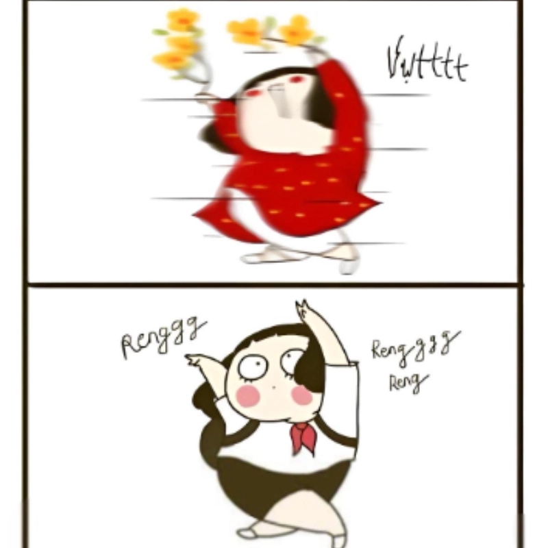 Nỗi buồn không nói nên lời với meme hết tết
