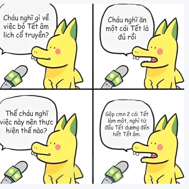 Sưu tầm ngay những meme hài tết cười bể bụng