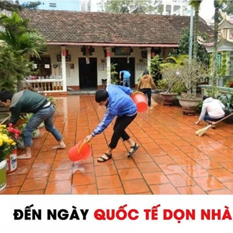 Xem ngay meme dọn nhà ngày tết, cười xỉu