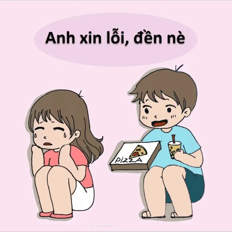 Khi nói câu meme anh xin lỗi, nhưng chưa biết có được tha không