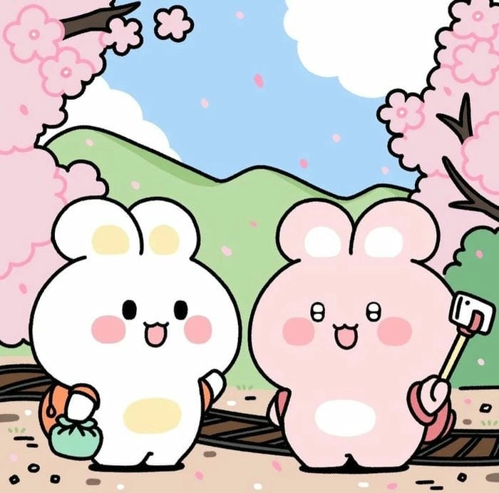 Thưởng thức anime chibi hình con thỏ cute dễ thương đến tan chảy