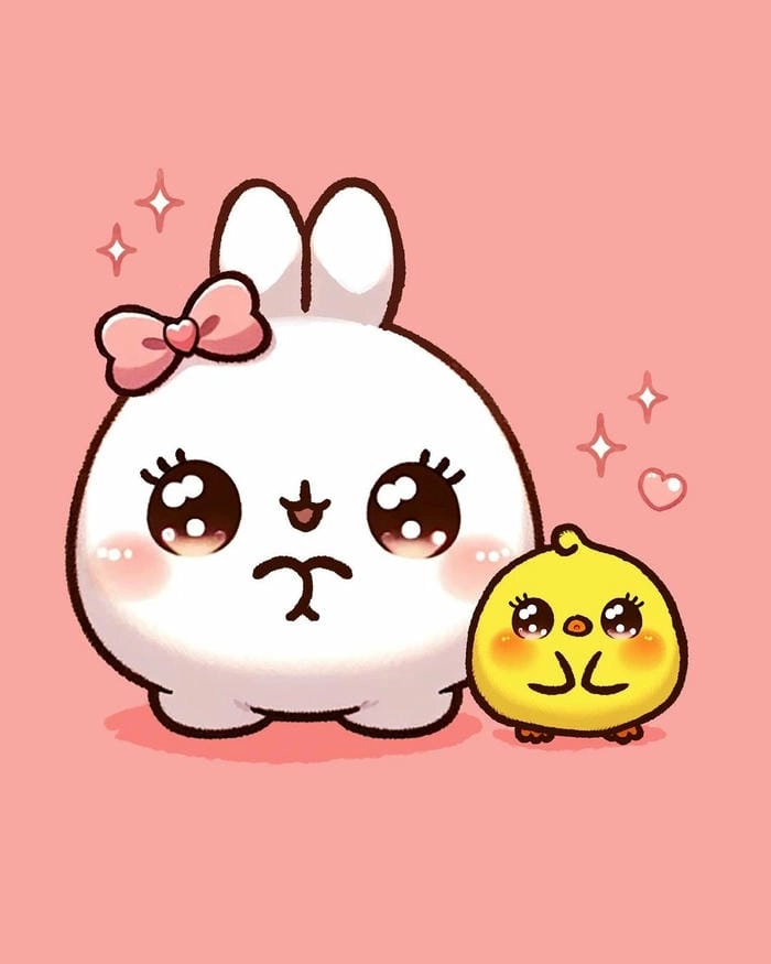 Thử ngay chibi vẽ con thỏ cute với những đường nét đơn giản