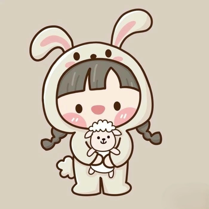 Cùng khám phá con thỏ chibi cute với phong cách đáng yêu