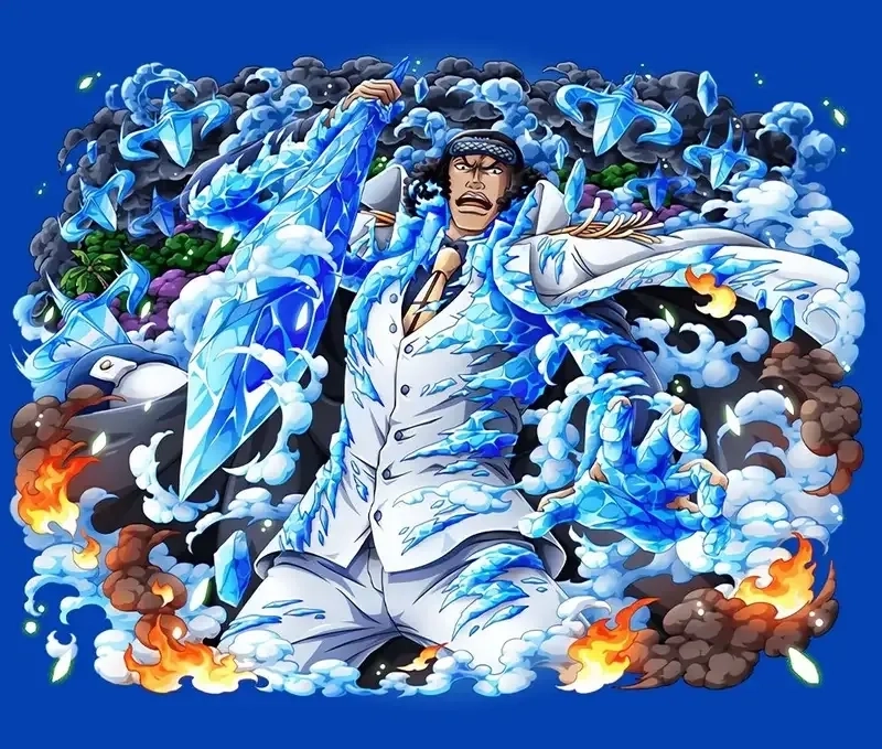 Aokiji cùng sức mạnh băng giá tuyệt đỉnh