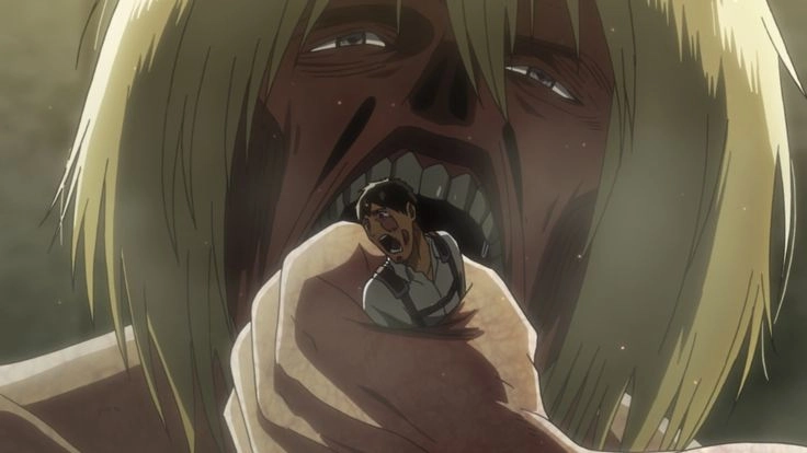 Armin eats Bertholdt quyết định không thể quay đầu