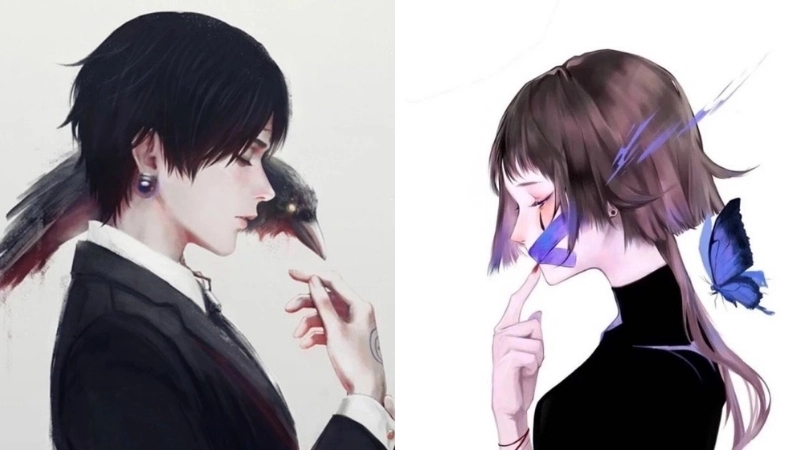 Riêng biệt nhưng vẫn gắn kết với avatar cặp anime rời