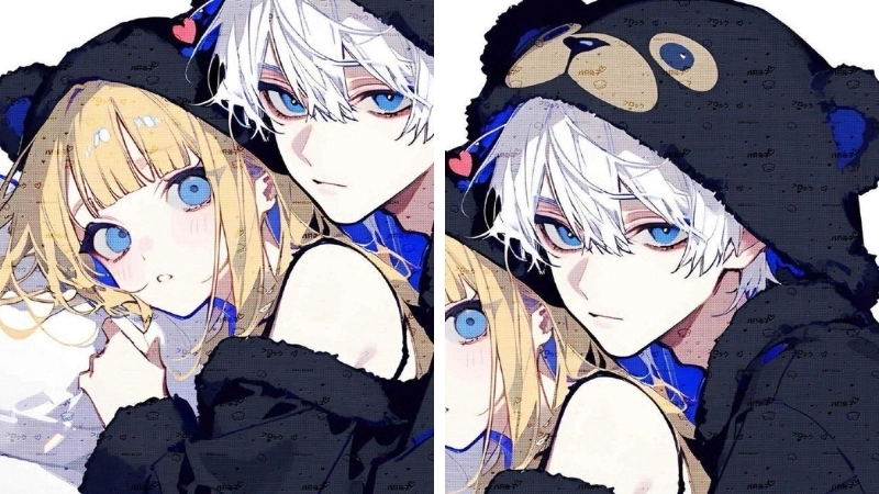 Thể hiện sự cool ngầu với avatar đôi anime chất lừ