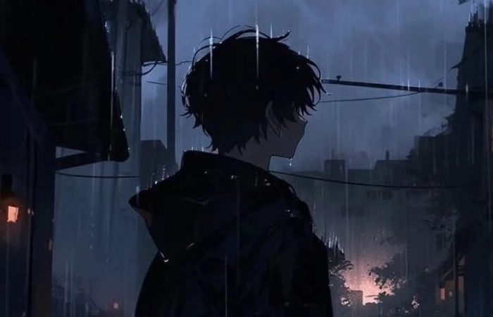Anime nam trắng đen mang lại sự tương phản độc đáo