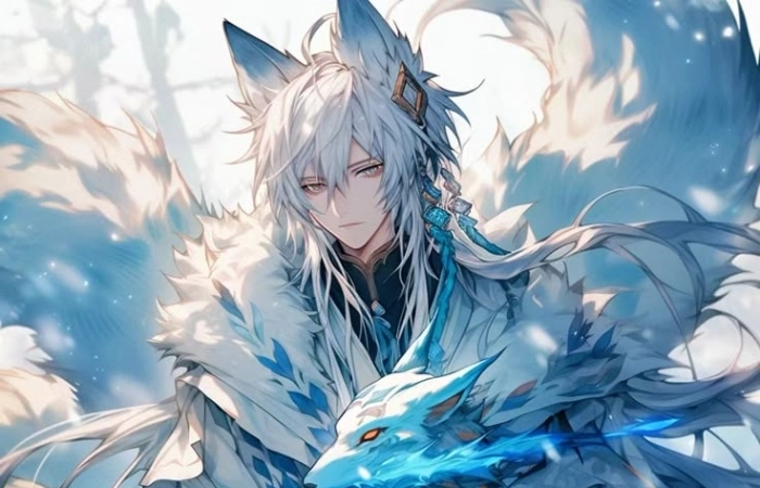 Anime hồ ly nam thể hiện sức mạnh linh hồn bí ẩn