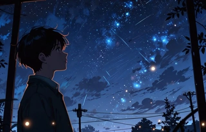 Anime nam ngầu buồn kết hợp giữa vẻ ngoài cool ngầu và nội tâm buồn bã