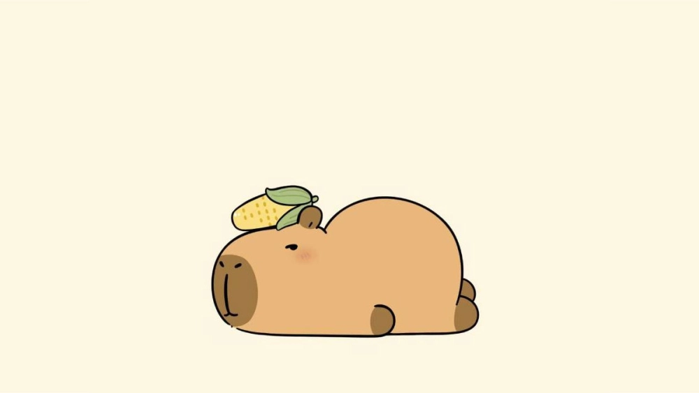 Bộ ảnh avatar hình capybara chibi cute đầy ngộ nghĩnh