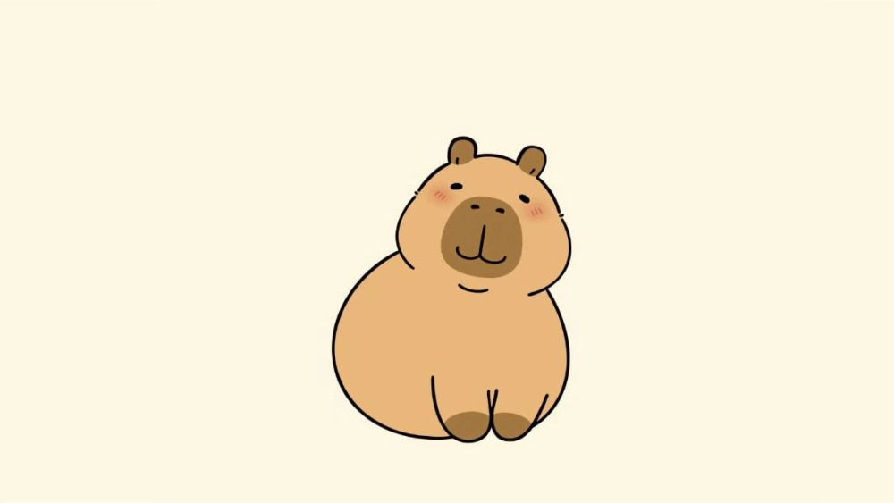 Tải chibi cute avatar avatar hình nền capybara cute chibi liền