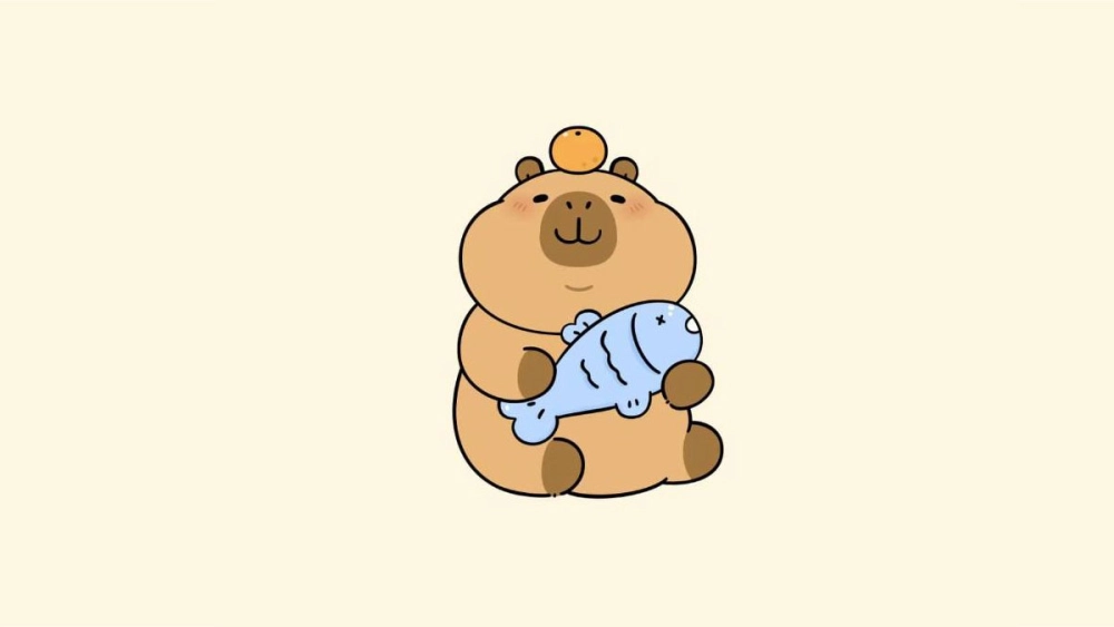 Thêm cá tính với avatar avatar ảnh capybara cute chibi dễ thương