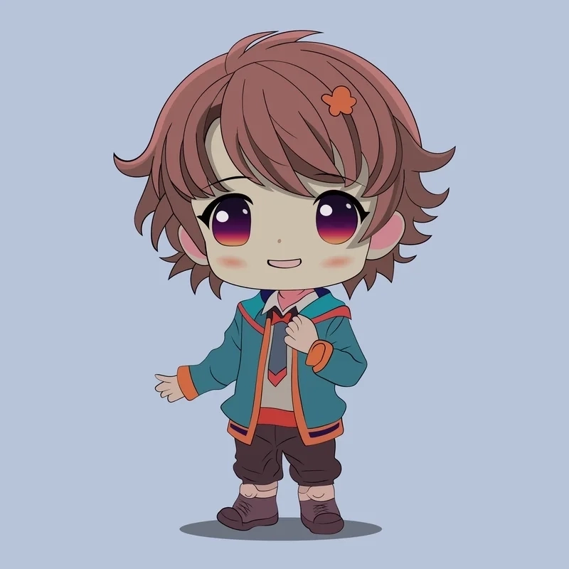 Chọn ngay avatar cute anime chibi boy để ghép đôi