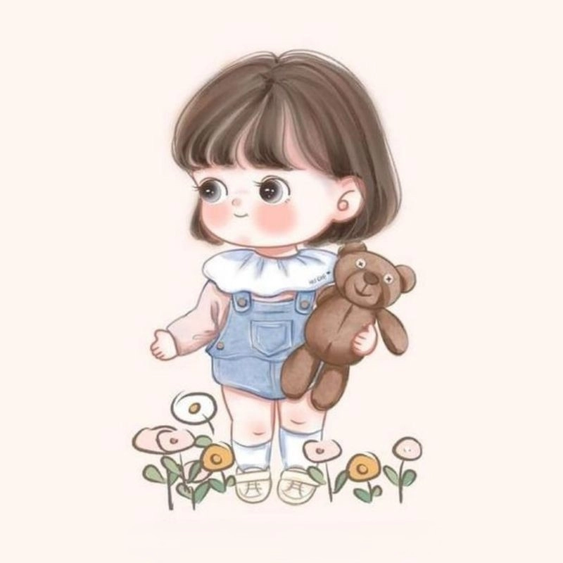 Thêm nét đáng yêu với girl avatar cute anime chibi đầy cá tính