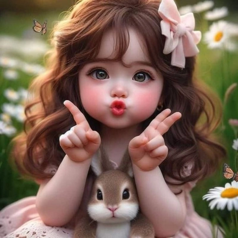 Dùng ngay avatar cute chibi nữ để làm hình đại diện cực xinh