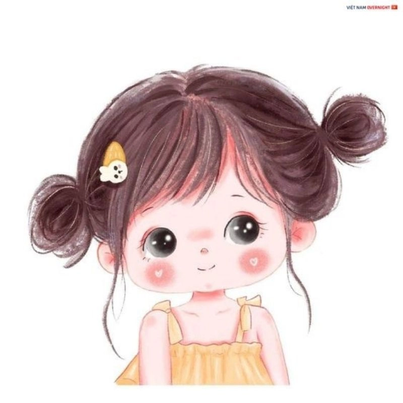 Tạo phong cách riêng với avatar anime nữ cute chibi