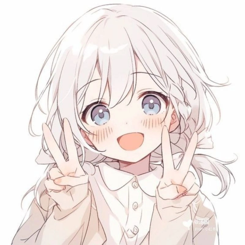Tải ngay avatar cute nữ chibi cực dễ thương để dùng ngay