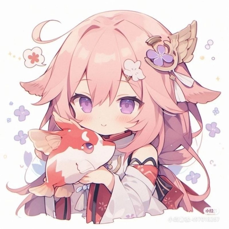 Khám phá ngay avatar chibi cute nữ phong cách siêu dễ thương
