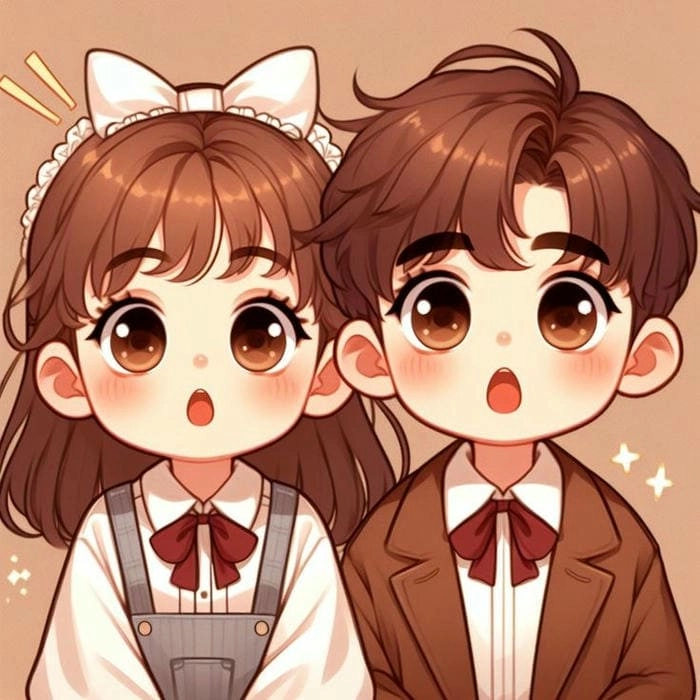 Chibi avatar đôi bff cute đồng hành cùng bạn thân mọi lúc