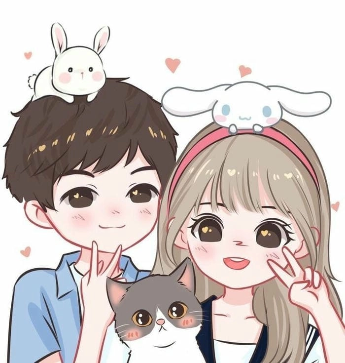 Tạo avatar đôi avatar cute anime chibi boy mang phong cách độc lạ