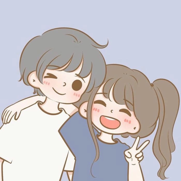 Chibi avatar đôi bff cute là lựa chọn hợp thời trang