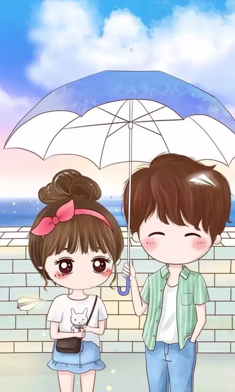 Ảnh anime cute chibi avatar đôi bff cute giúp nổi bật cá tính riêng