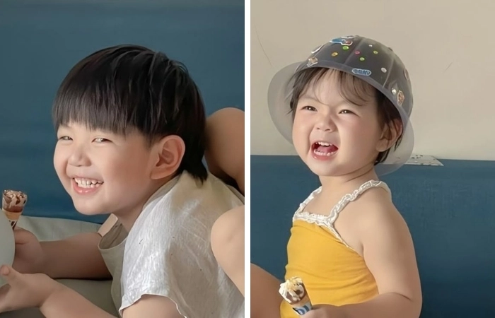 Avatar đôi em bé dễ thương hot trend