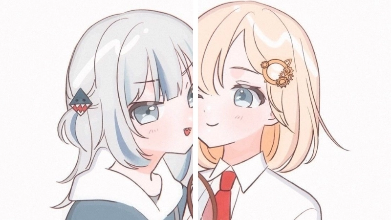 Sánh đôi cùng hình ảnh anime cặp đôi cute