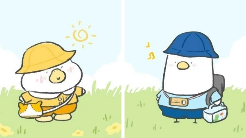 Cùng chọn avatar vịt đôi dễ thương