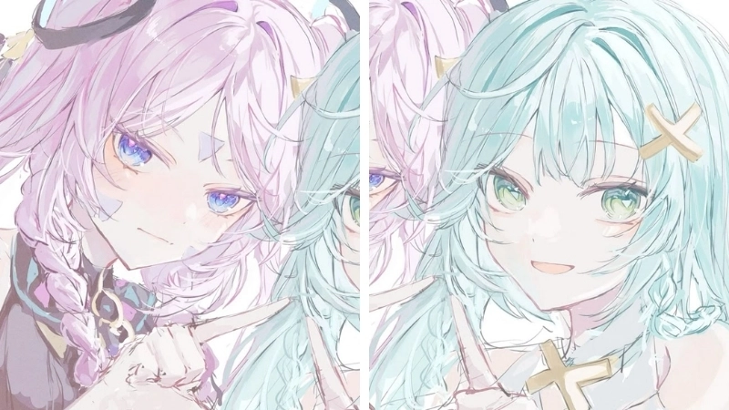 Cặp anime đáng yêu với anime cặp đôi cute