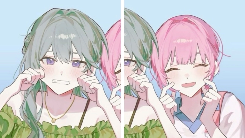 Đáng yêu hơn với anime đôi cute