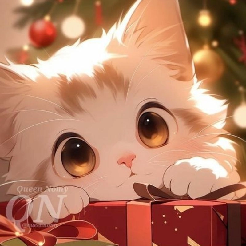 Tải về ngay meo chibi avt avatar ảnh mèo cute đáng yêu