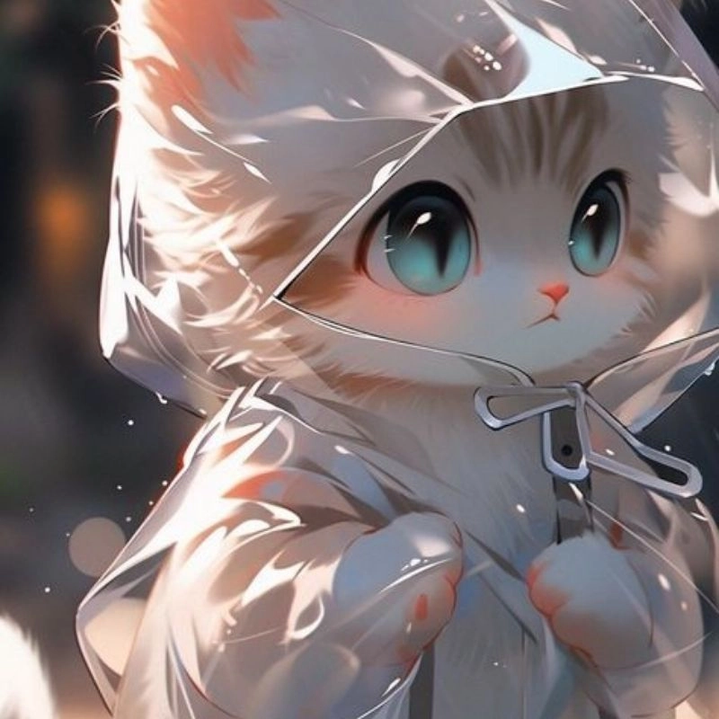 Trọn bộ meo chibi meo chibi avt avatar ảnh mèo cute chất lừ