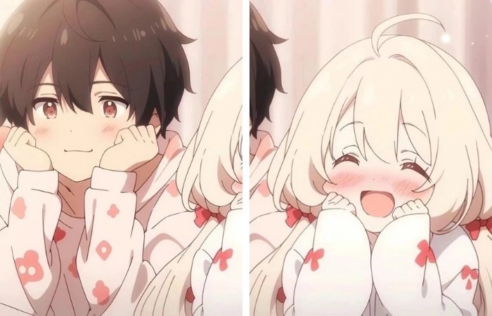 Avatar cặp cute dành riêng cho những cặp đôi vui vẻ