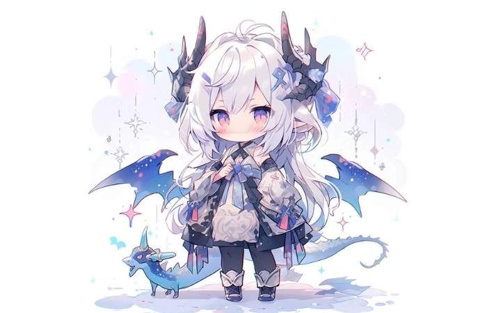 Avatar cute chibi mang nét dễ thương đầy ngộ nghĩnh