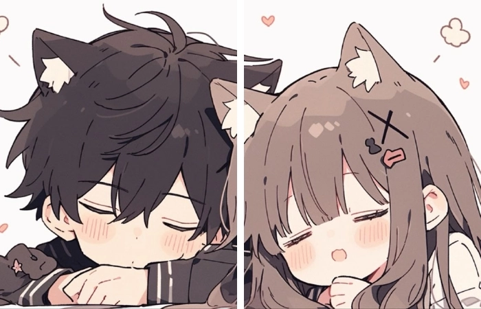 Avatar cute đôi dành cho những ai thích sự dễ thương