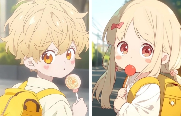 Avatar đôi anime ngầu dành cho cặp đôi cá tính