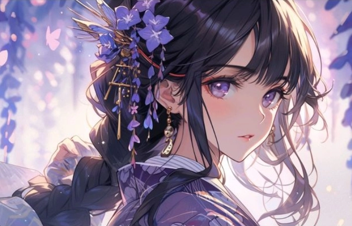 Avatar cute anime nữ giúp trang cá nhân thêm phần đáng yêu