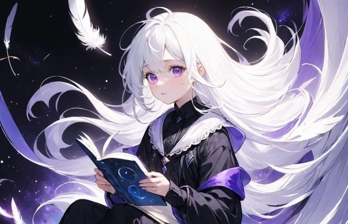 Ảnh nền anime nữ cute tạo không gian sống động và dễ thương