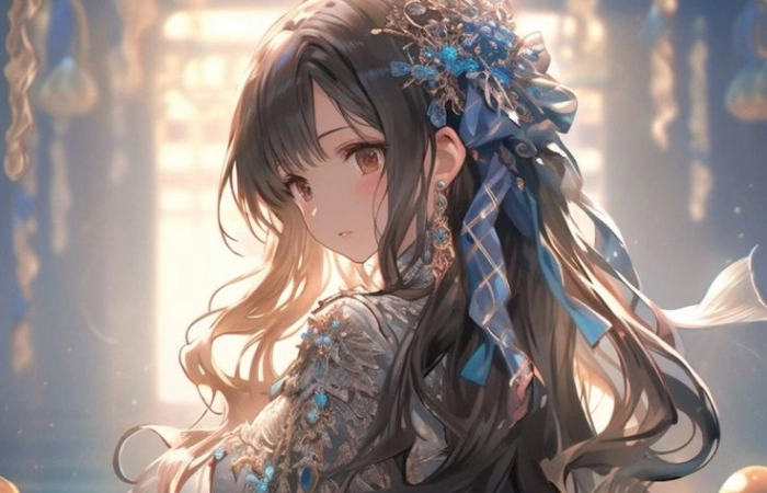 Avatar anime cute nữ thể hiện nét đẹp trẻ trung và cuốn hút