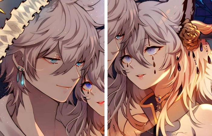 Ảnh anime đôi nam nữ ngầu giúp bạn thể hiện cá tính