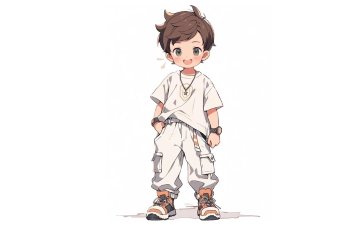 Avatar chibi nam cute mang phong cách dễ thương, ngộ nghĩnh