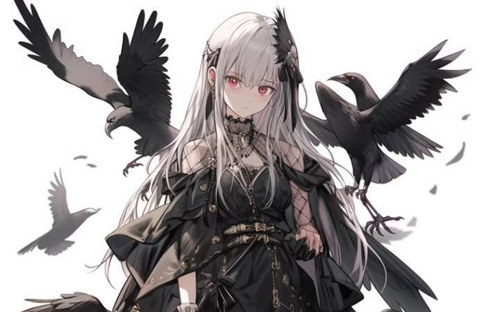 Avatar nữ anime ngầu dành cho những cô gái yêu thích phong cách cool
