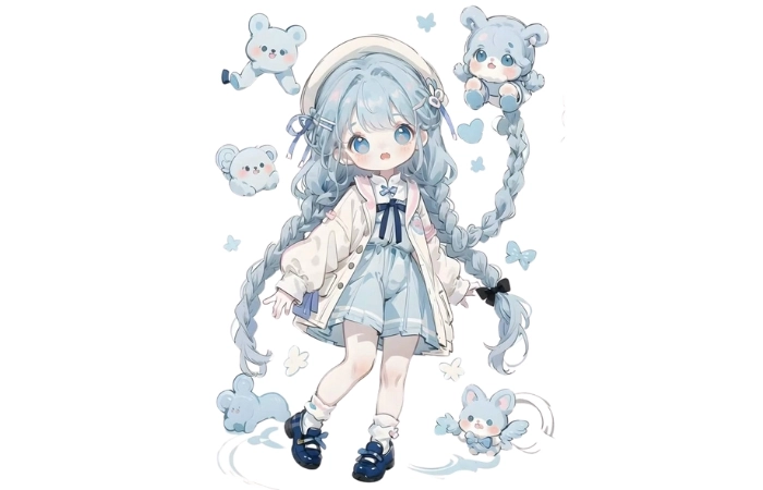 Avatar nữ cute dễ thương giúp tạo điểm nhấn đáng yêu cho hồ sơ