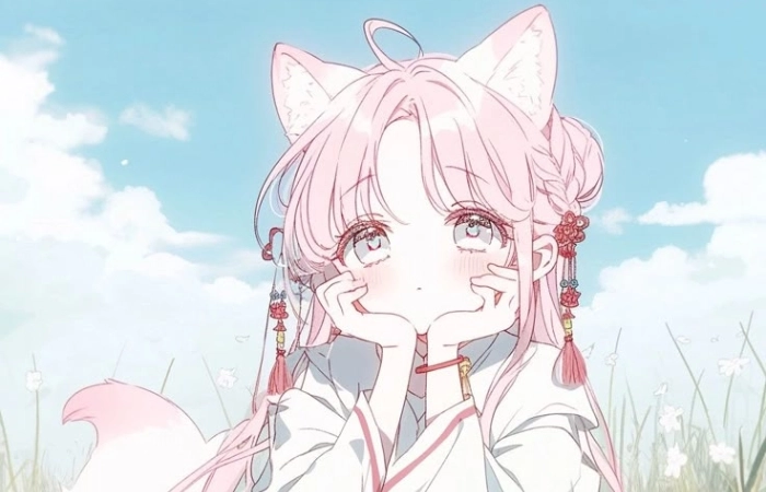 Avatar nữ cute anime giúp trang cá nhân thêm sinh động, dễ thương