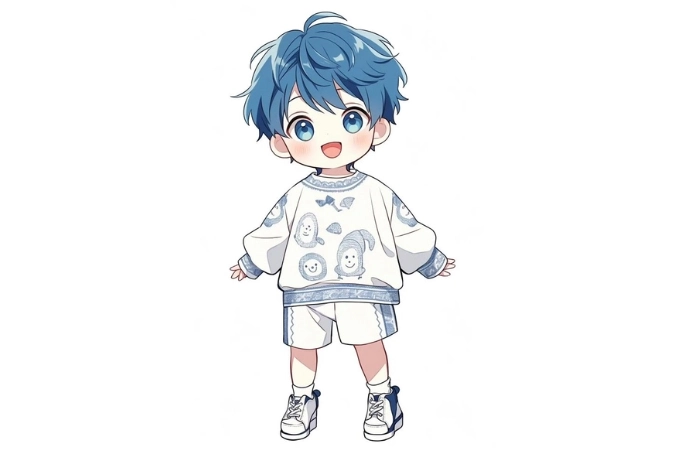 Avatar cute của nam thể hiện phong cách dễ thương, cuốn hút